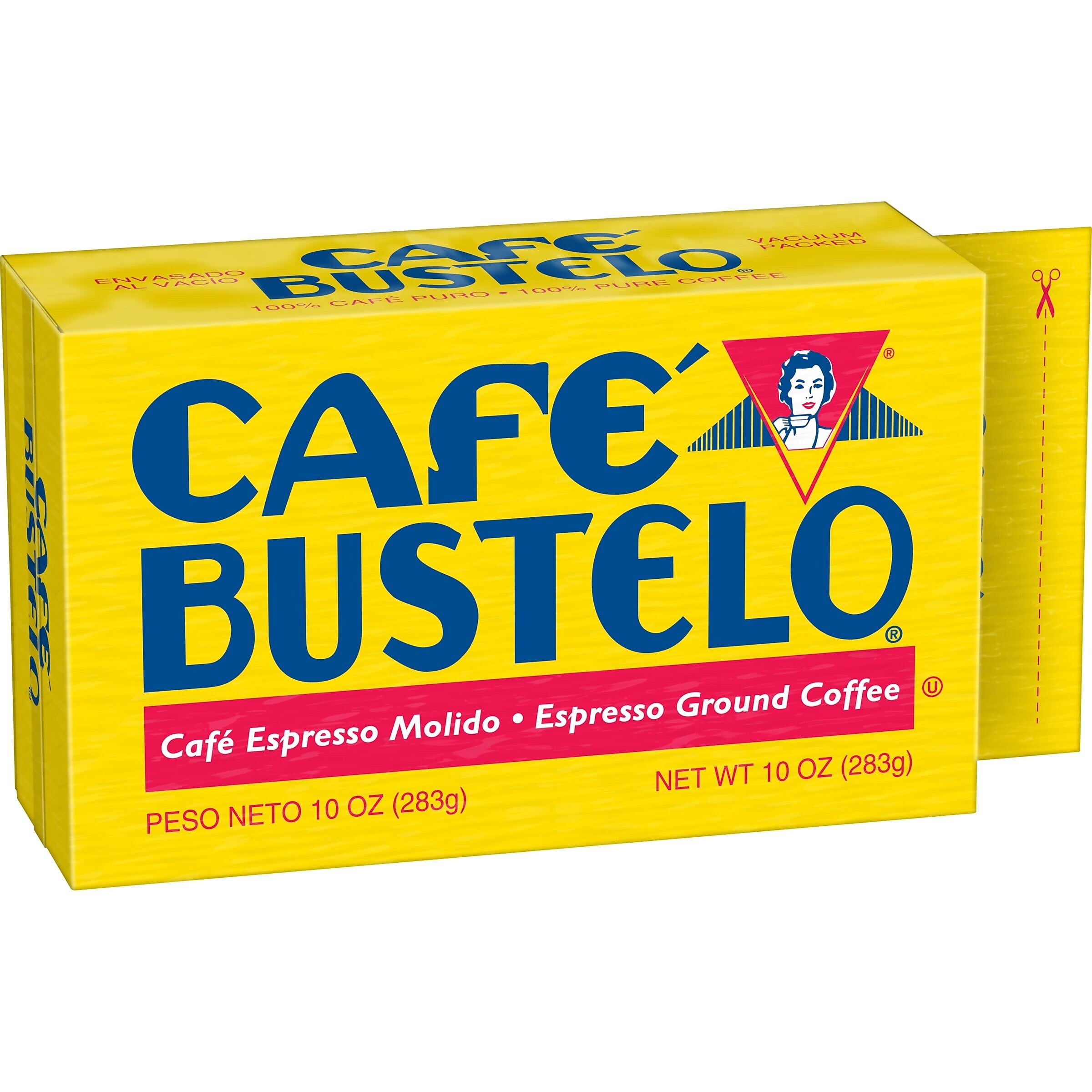 Café Bustelo Espresso Ground Coffee, Dark Roast, 10 oz., Each (BUS1720)