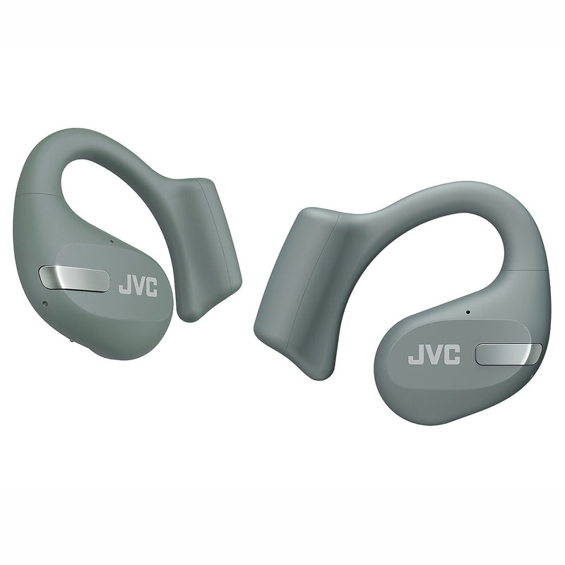 JVC Nearphones Wireless Noise Canceling Over-Ear Earphones, Bluetooth, Sage Green (JVCHANP50TG)