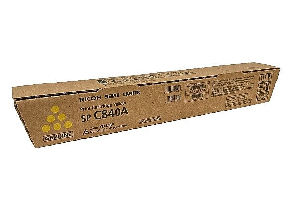 Ricoh Yellow High Yield Toner Cartridge, Prints Up to 34,000 Pages (821256)