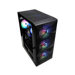 Skytech Gaming Storm Desktop Computer, AMD Ryzen 5 5600G, 16GB RAM, 1TB SSD, Intel Arc A380 6GB Graphics, Windows 11, Black
