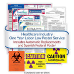 ComplyRight Federal (Bilingual), State and Healthcare (English) Labor Law 1-Year Poster Service, Maine (U1200CBOHLTHME)