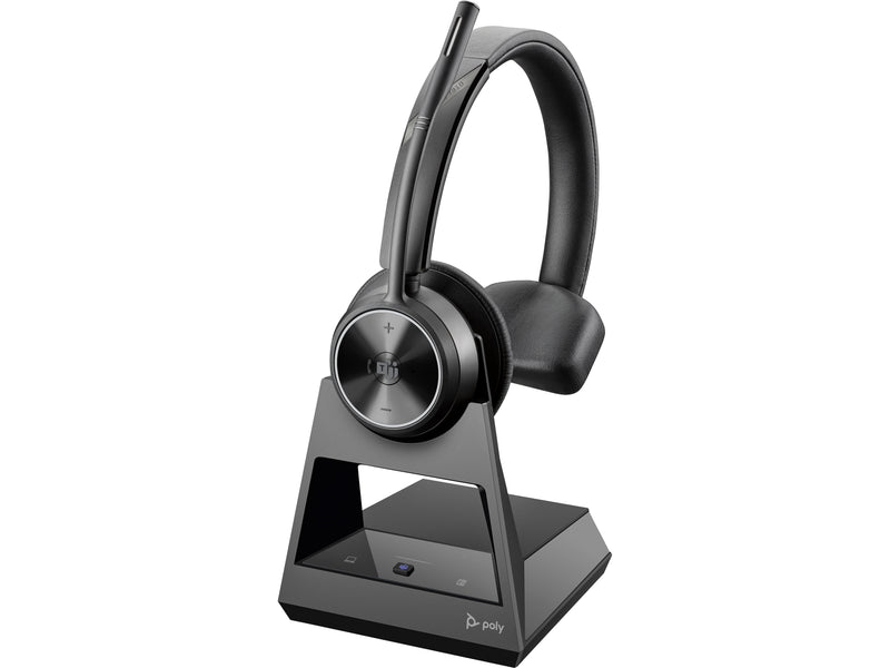 Poly Savi 7310-M Office Wireless Noise Canceling Mono On Ear Headset, MS Certified (7S439AA#ABA)