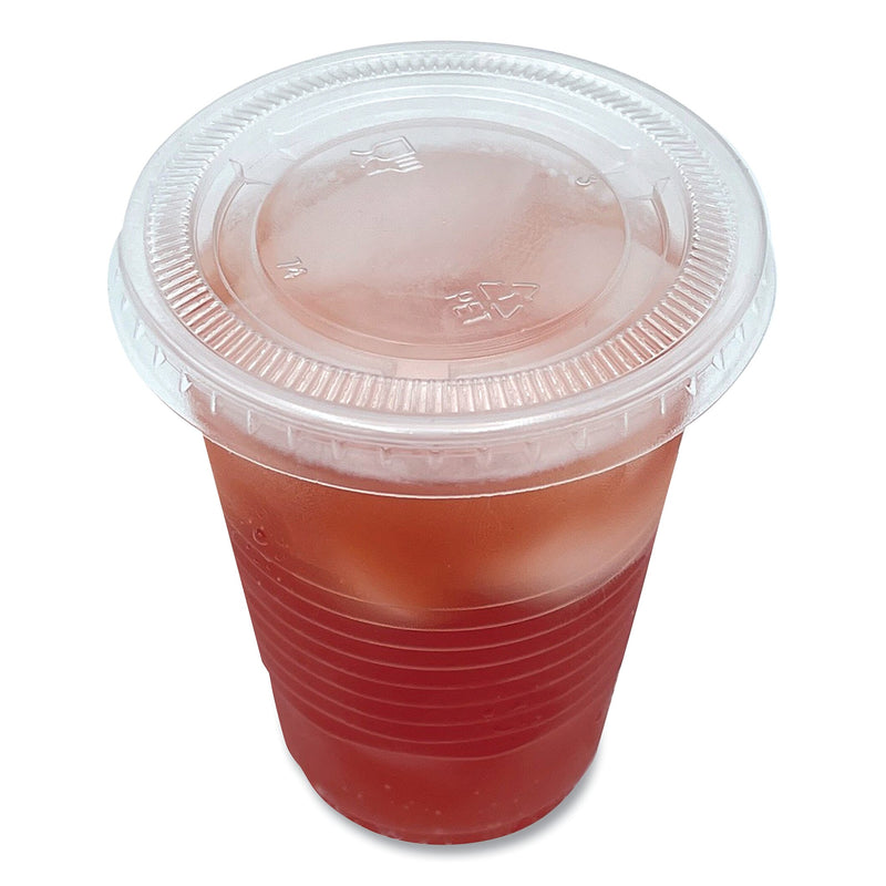 Boardwalk Souffle/Portion Cup Lids, Fits 3.25 oz to 5.5 oz Portion Cups, Clear, 2,500/Carton