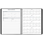 2026 AT-A-GLANCE 8.5" x 11" Daily Appointment Book, Faux Leather Cover, Black (70-214-05-26)