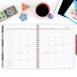2025-2026 AT-A-GLANCE BADGE Floral 8.5" x 11" Academic Weekly & Monthly Planner, Plastic Cover, Multicolored (1734F-905A-26)