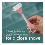 Gillette Venus Sensitive Sensible Razors, 3 Blades, 36/Carton (64906)