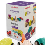 Miniland Eco Minimobil, Multicolored, 5/Set (MLE32254)