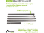 Champion Sports Deluxe Tetherball Set, Yellow (DTBSET)