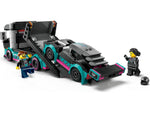 LEGO City Race Car and Car Carrier Truck, 328 Pieces (60406)