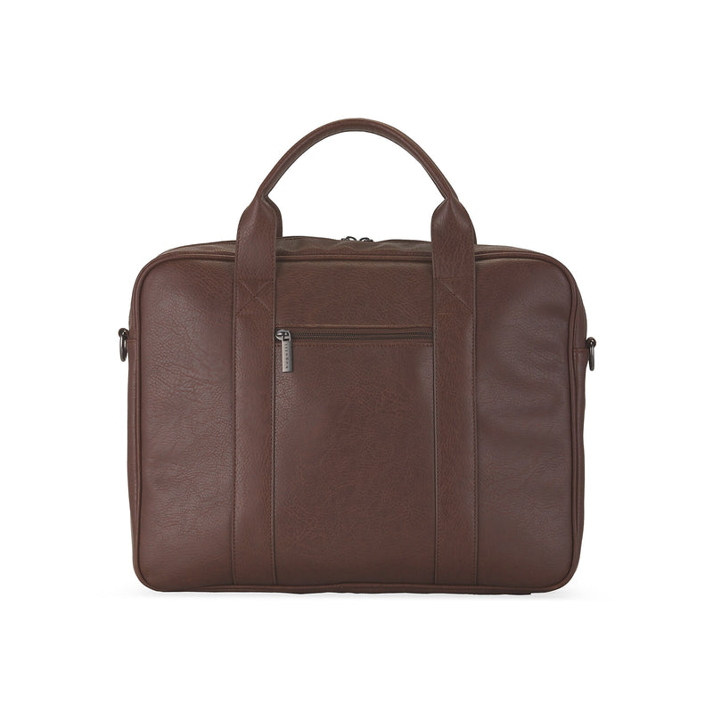 Bugatti Palermo Briefcase, Laptop Compatible, Cognac (EXB2622BU-COG)