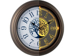 La Crosse Technology Indoor/Outdoor Lighted Dial Analog Quartz Wall Clock, 18"Dia. (403-3246BR)
