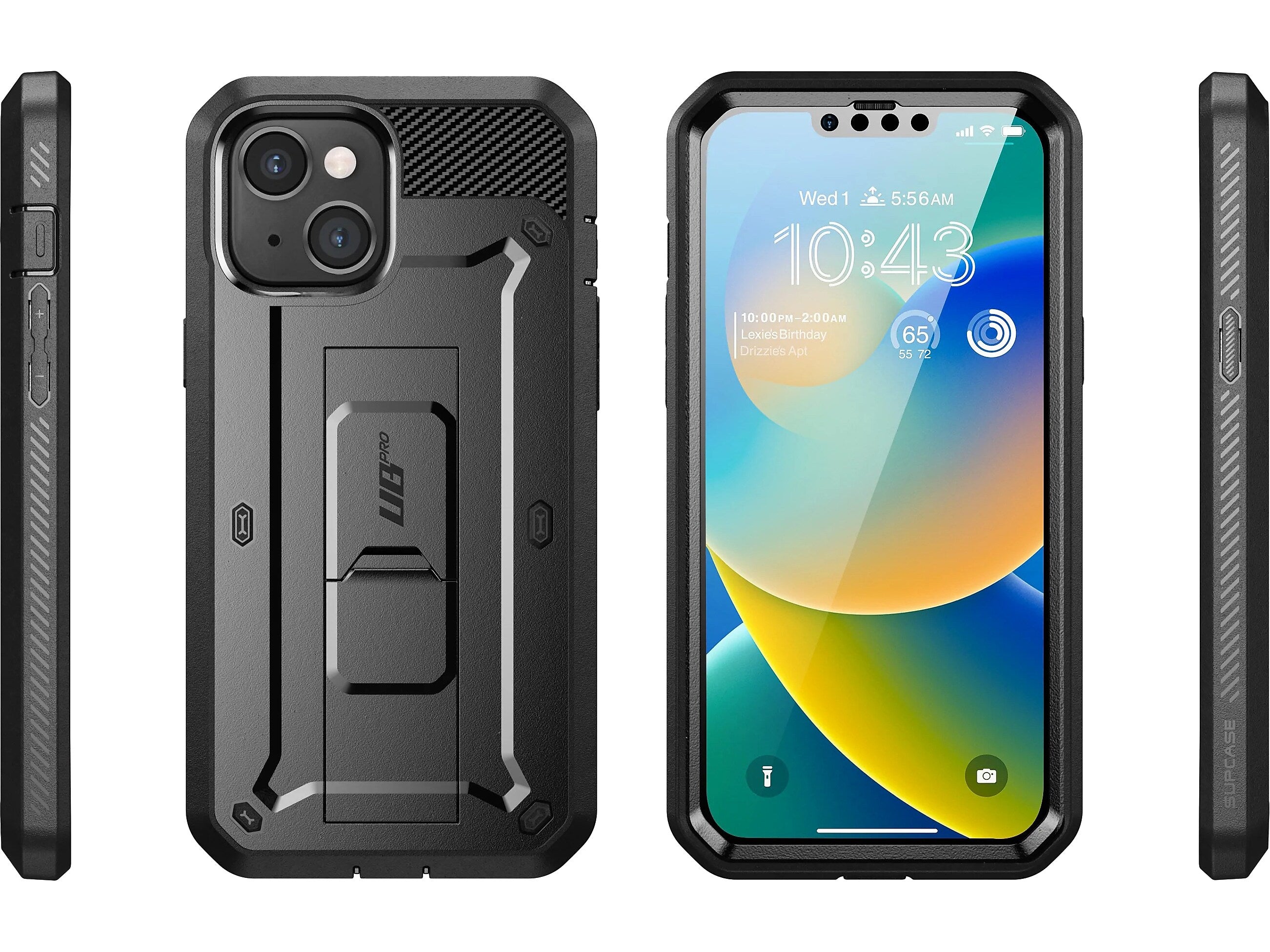 SUPCASE Unicorn Beetle PRO Black Rugged Case for iPhone 14 Plus (SUP-iPhone2022-6.7-UBPro-SP-Black)