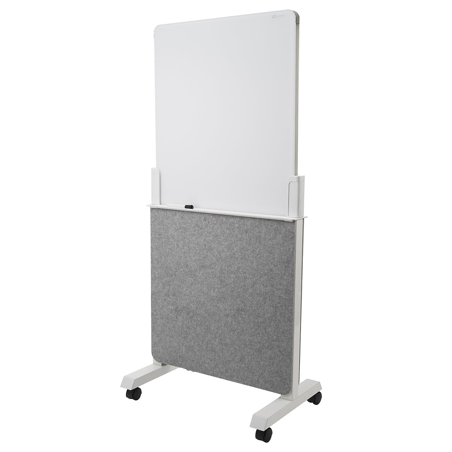 Quartet Agile Display Easel, Height Adjustable, White/Gray (Q293066W)