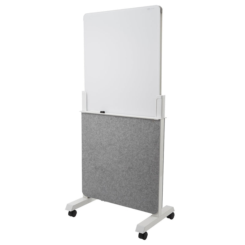 Quartet Agile Display Easel, Height Adjustable, White/Gray (Q293066W)