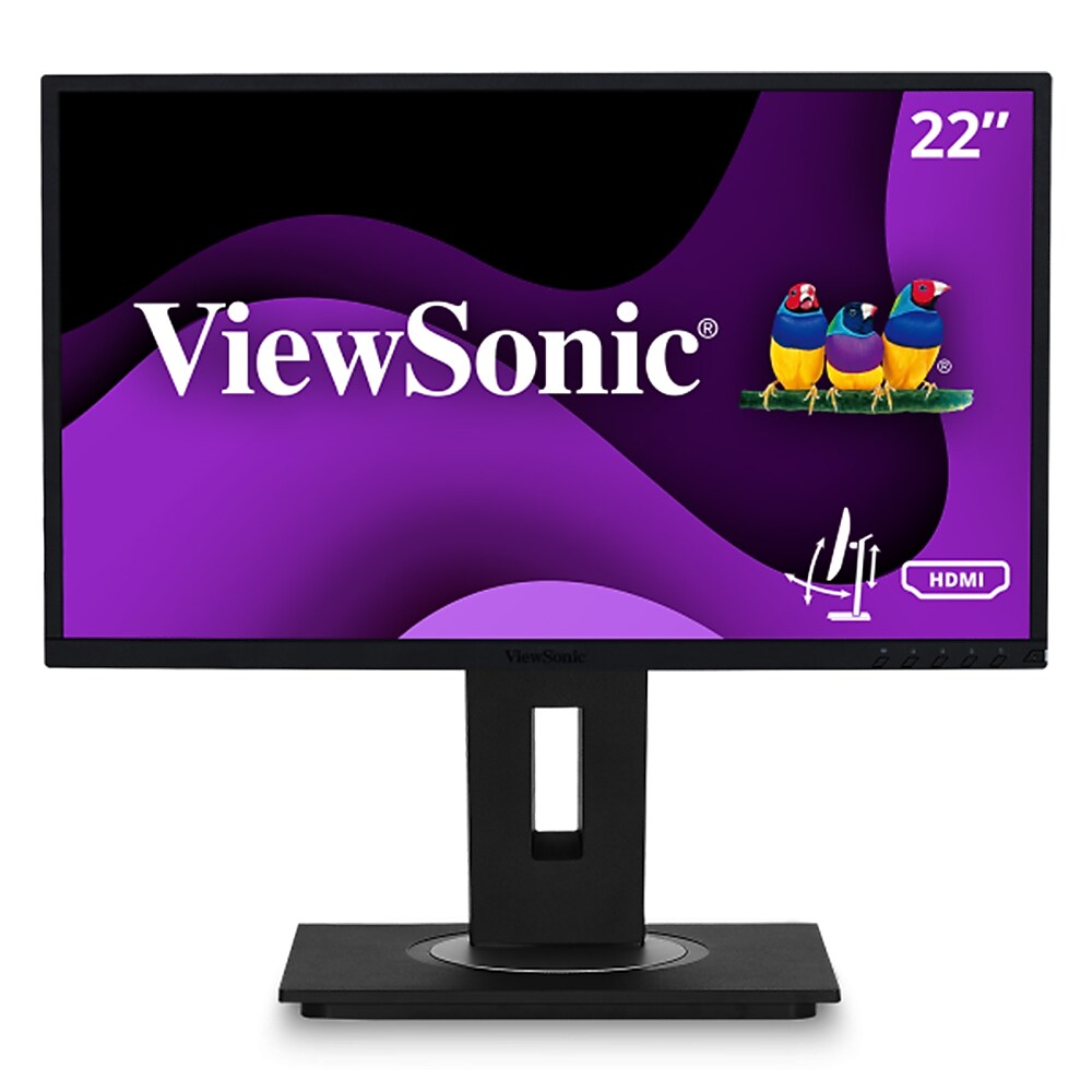 ViewSonic Ergonomic 22" 60 Hz LCD Monitor, Black (VG2248)