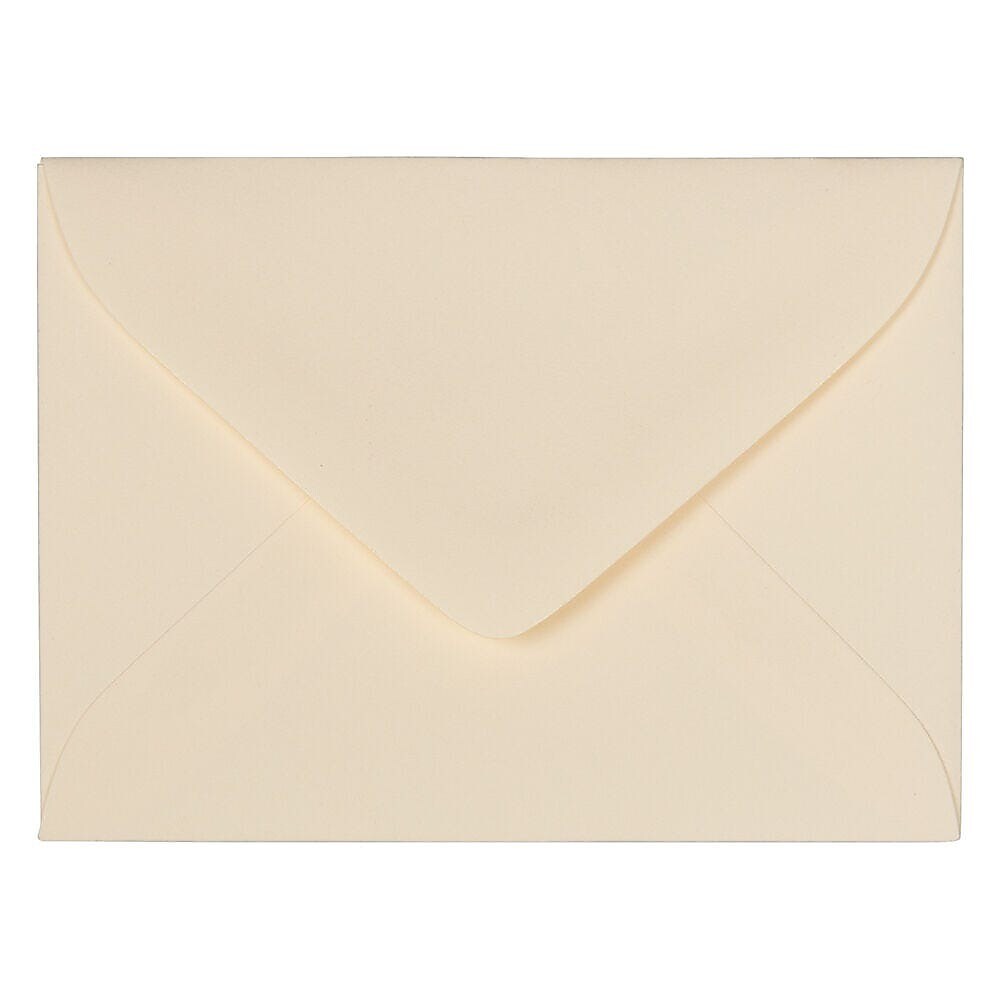 JAM Paper Booklet Envelope 2 3/4" x 3 3/4", Natural, 50/Pack (201244i)