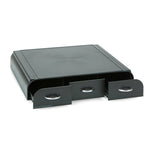 Mind Reader Plastic Coffee Pod Organizer Drawer, 36 Pod Capacity, Black (TRY3PC-BLK)