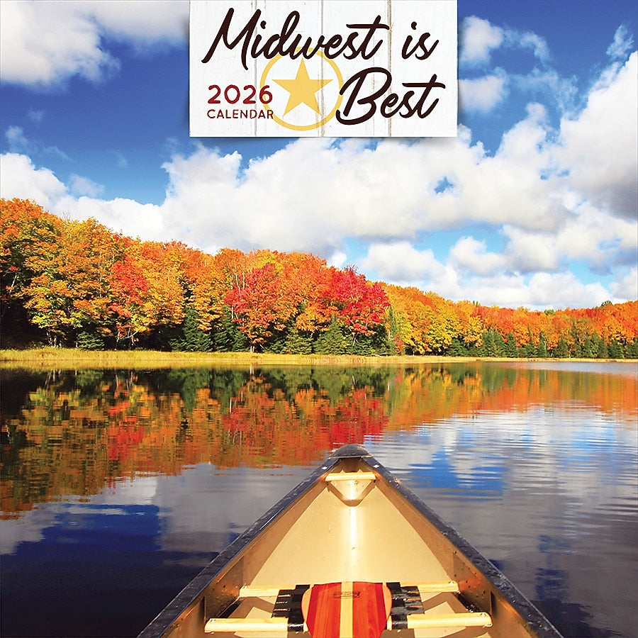 2026 TF Publishing Midwest is Best 12" x 12" Monthly Wall Calendar (26-1047)