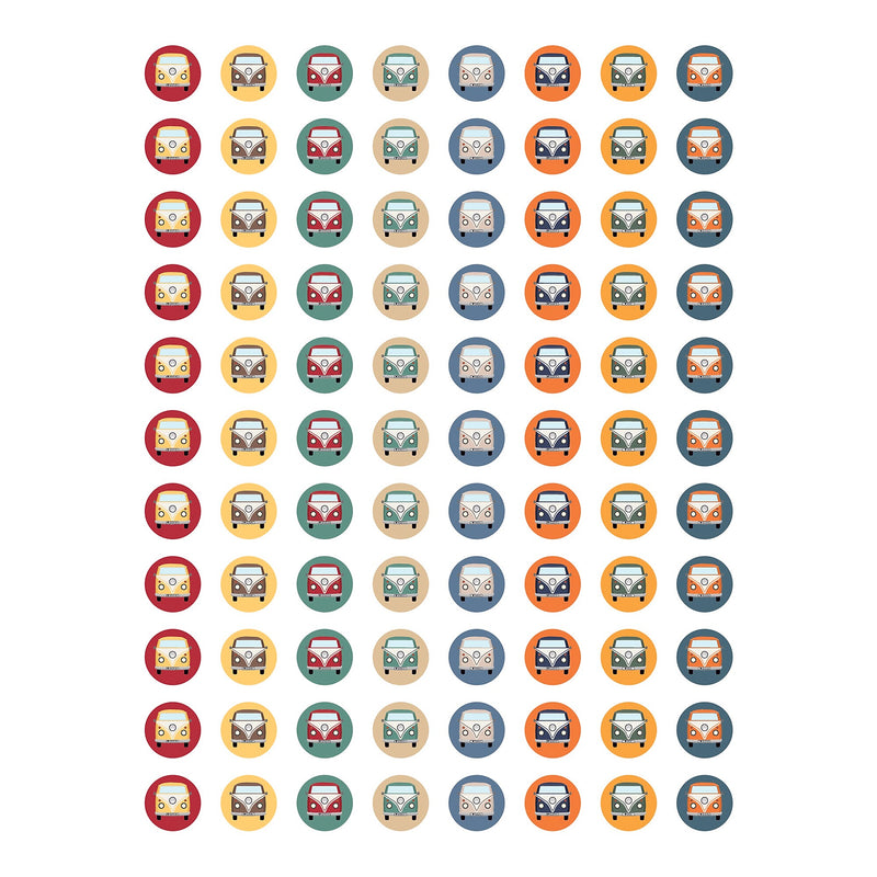 Teacher Created Resources Moving Mountains Road Trip Reward Trackers with Stickers, 5.25" x 6", 3 Packs/Bundle (TCR6869-3)