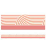 Carson Dellosa True to You Straight Borders, 3" x 3', Coral Wave, 12/Pack (108524)