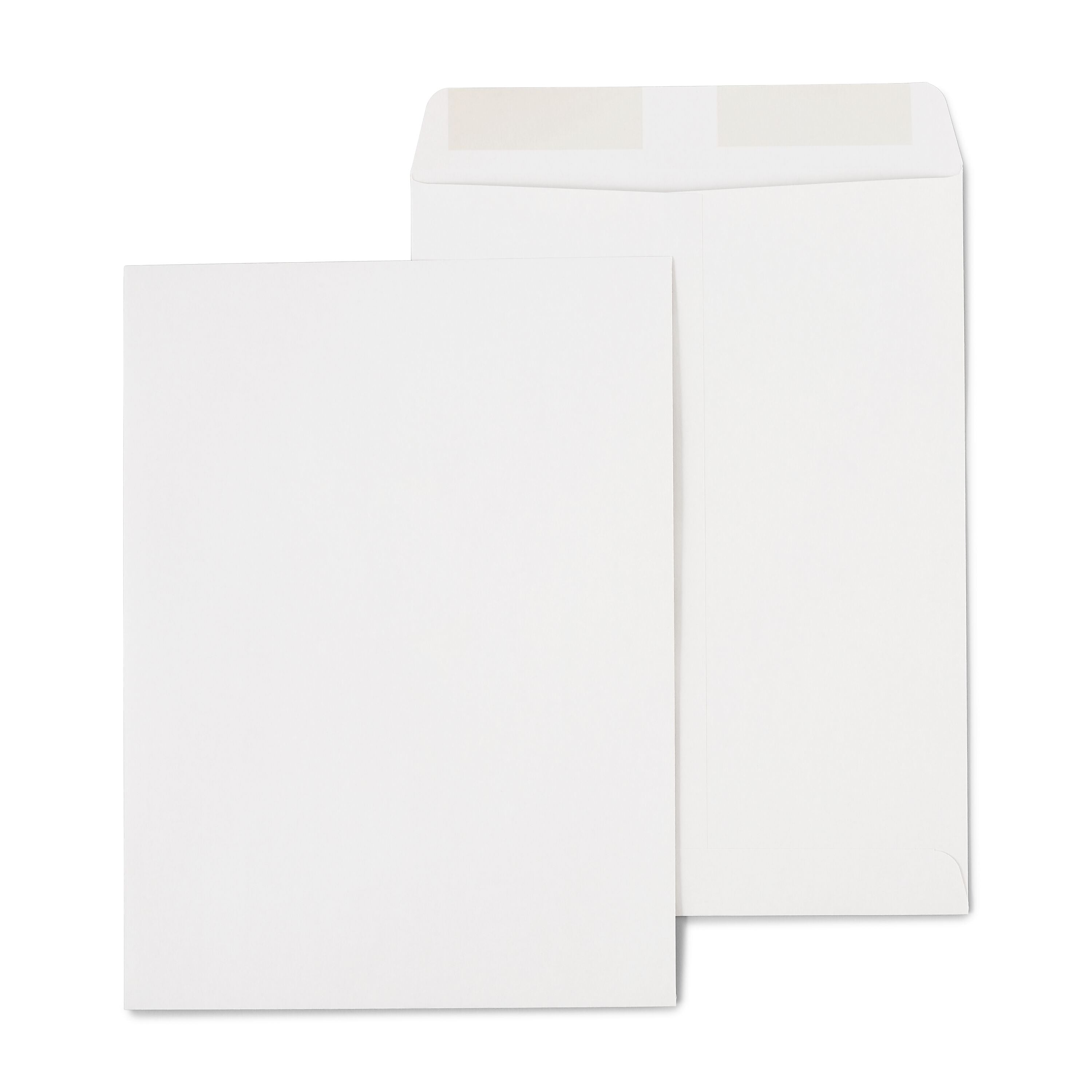 Staples Gummed Kraft Catalog Envelopes, 9" x 12", Gray, 100/Box (SPL381968)