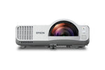 Epson PowerLite L210SW Wireless WXGA 3LCD Short Throw Lamp-Free Laser Display Projector, White (V11HA76020)