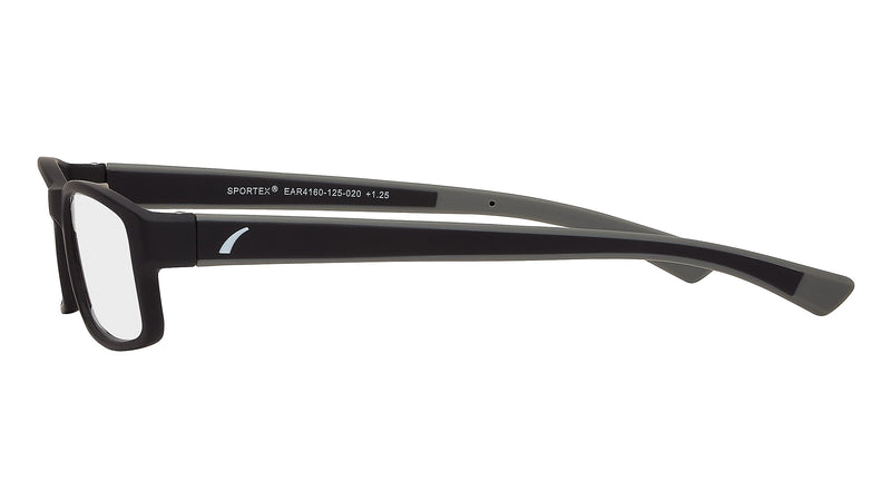 SAV Sportex High Performance +1.25 Reading Glasses, Grey (EAR4160GY-200)