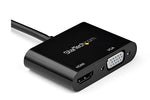 Startech Mini DisplayPort to HDMI VGA Adapter, Black (MDP2VGAHD20)