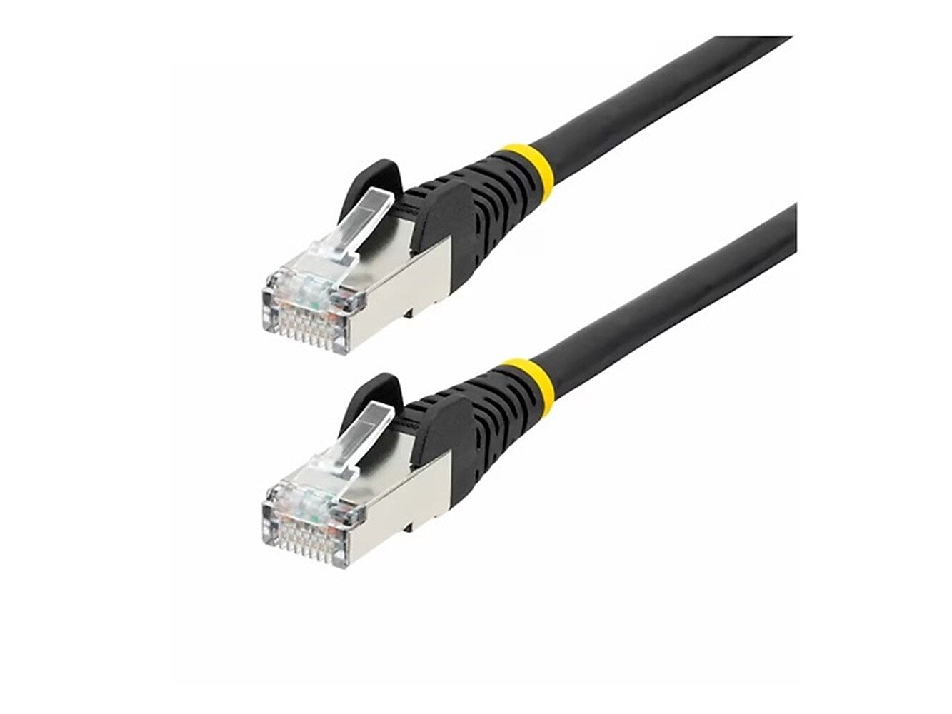 StarTech 100' Cat6A Ethernet Cable, 27AWG, Black (NLBK-100F-6A-PATCH)