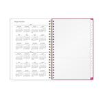2025-2026 Blue Sky Sincerely Jules Helenora 5" x 8" Academic Weekly & Monthly Planner, Plastic Cover, Multicolored (155329)