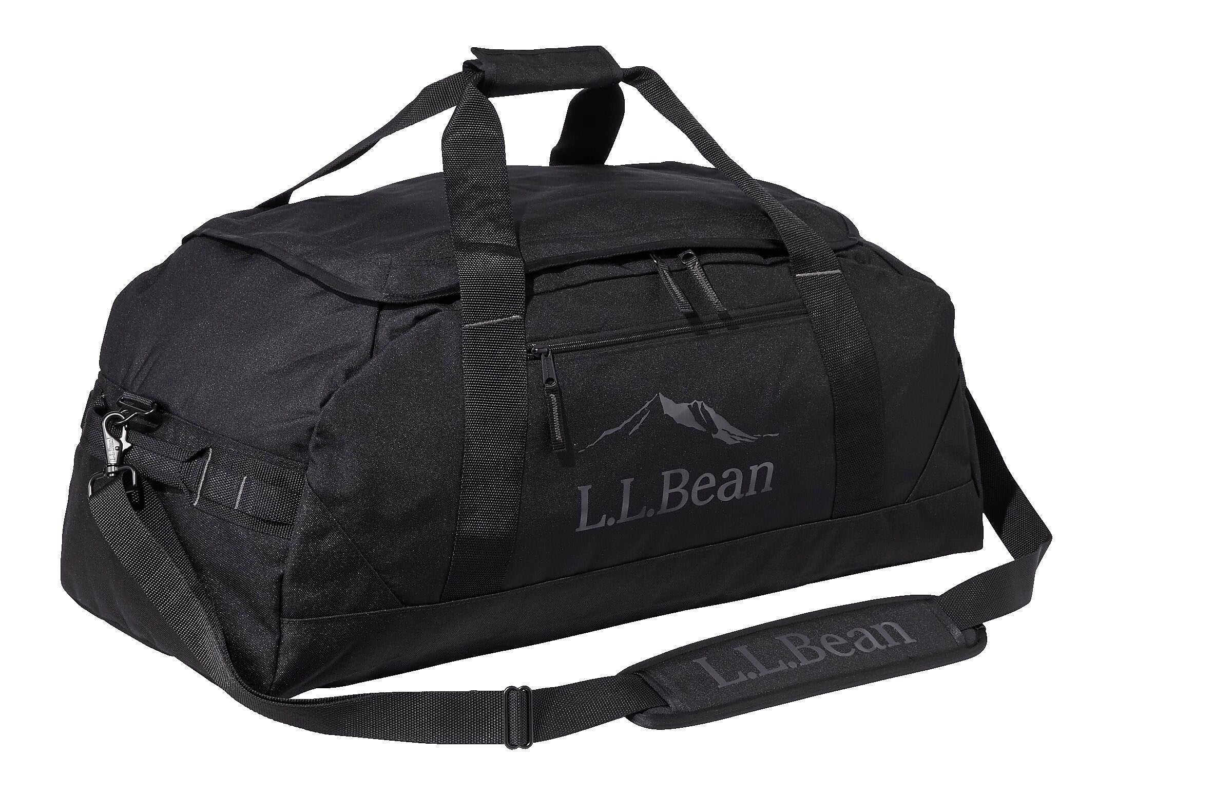 L.L.Bean Adventure 27" Polyester Travel Duffel, Black (1000209491)