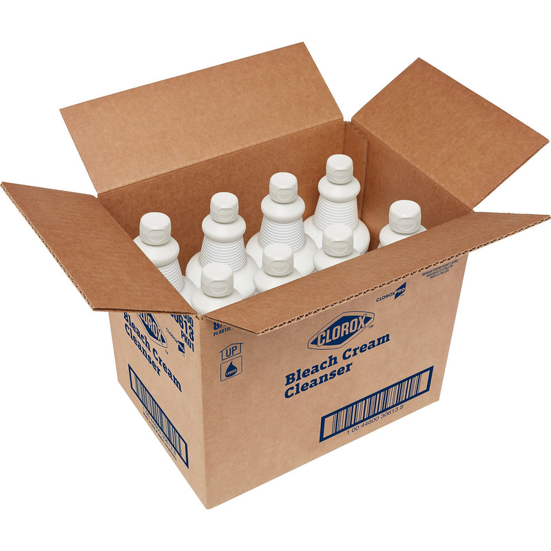 CloroxPro Clorox Bleach Cream Cleanser, 32 oz., 8/Carton (CLO 30613)