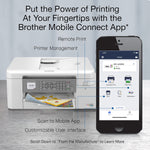 Brother INKvestment Tank MFC-J4335DW Wireless Color Inkjet Printer, All-In-One Supertank, Print, Scan, Copy, Fax