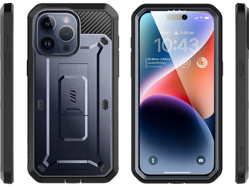 SUPCASE Unicorn Beetle PRO Rugged Case for iPhone 15 Pro Max, Shock-Absorbing, Dark Blue