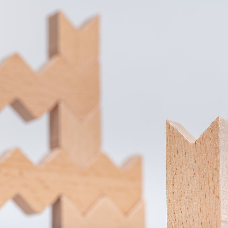 Educational Advantage ZigZag Blocks, 30 Pieces (EA-359)