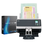 RICOH FI-8170 CG01000-303001 Duplex Desktop Document Scanner with Paper Stream Capture Pro Software License, Black/White