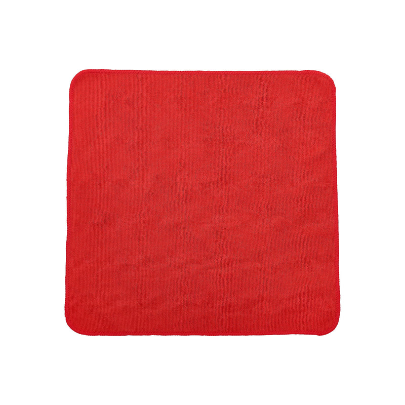 HYGEN r-40 Recycled Microfiber Cleaning Cloths, 16" x 16", Red, 24/Pack (1820581)