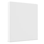 Staples 1" 3-Ring View Binder, White (ST23735-CC)