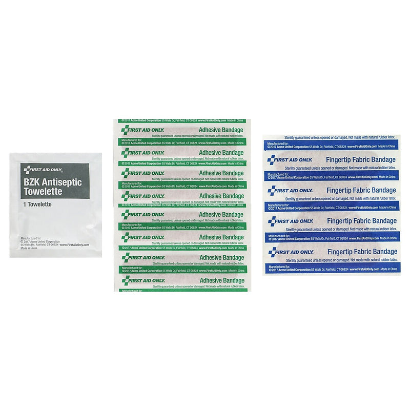 First Aid Only Cuts and Scrapes Care Kit, 6 Pieces, 25 Packs/Carton (91576)