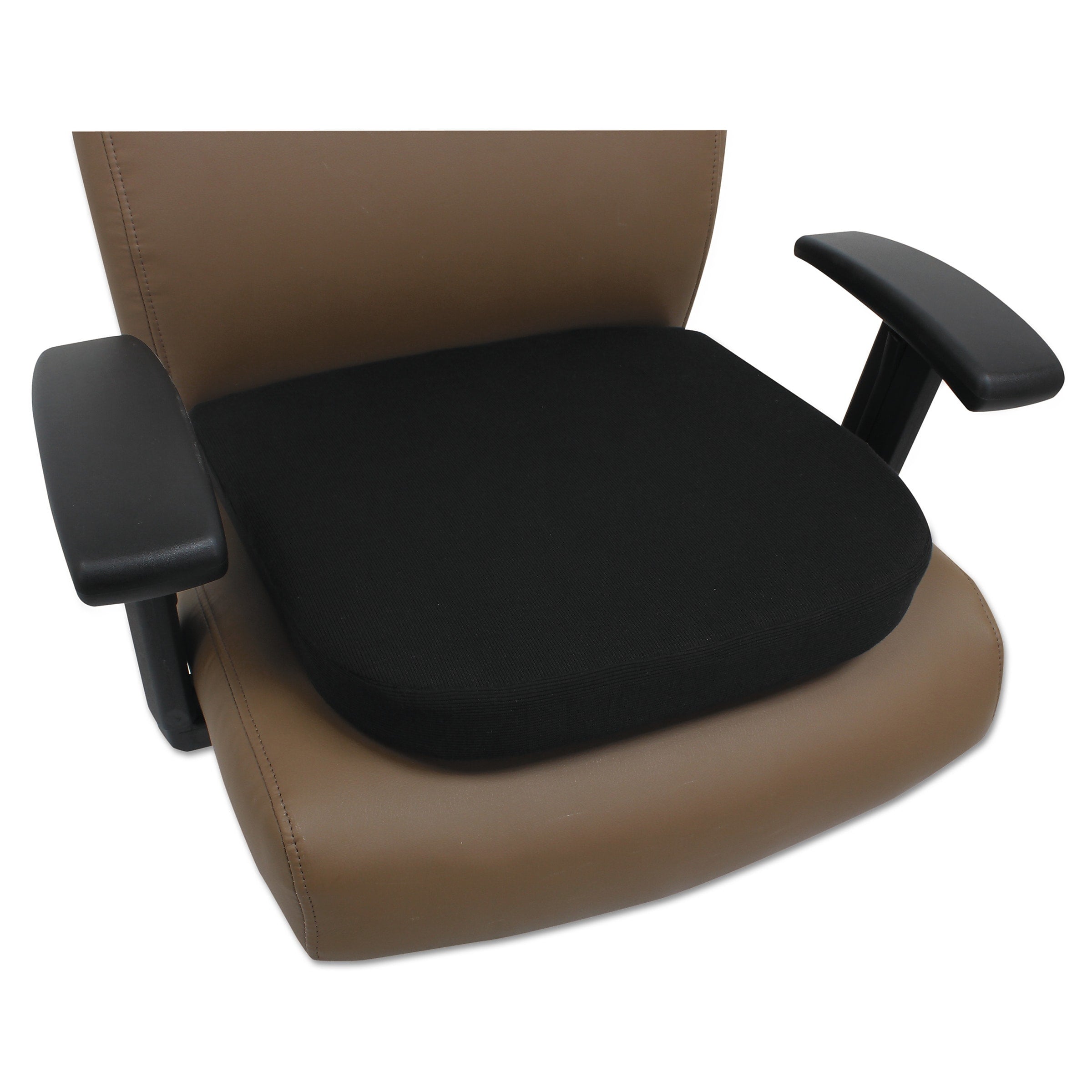 Alera, Cooling Gel Memory Foam Cushion, Black (ALECGC511)