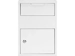 Barska Large Locking Wall-Mounted Drop Box, White (CB13956)