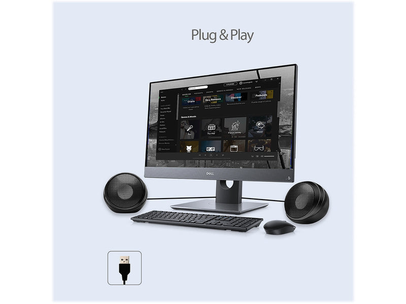 Adesso Xtream S4 Computer Speaker System, Black (XTREAM S4)