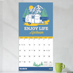 2026 TF Publishing 12" x 17" TF Publishing 12" x 12" Airstream Wall Calendar 26-1142