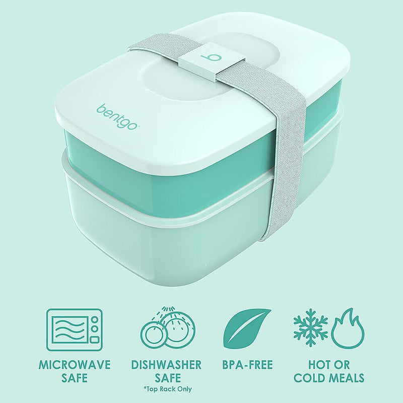 Bentgo Classic Bento Box, Coastal Aqua, 28 oz. (BENTGO-CA)