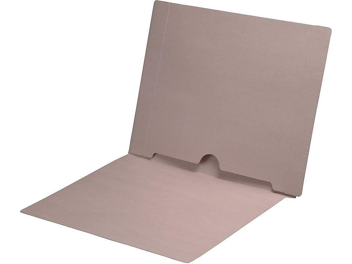 Medical Arts Press End Tab File Folder, Straight Cut, Letter-Size, Gray, 50/Box (S-09017-GRY)
