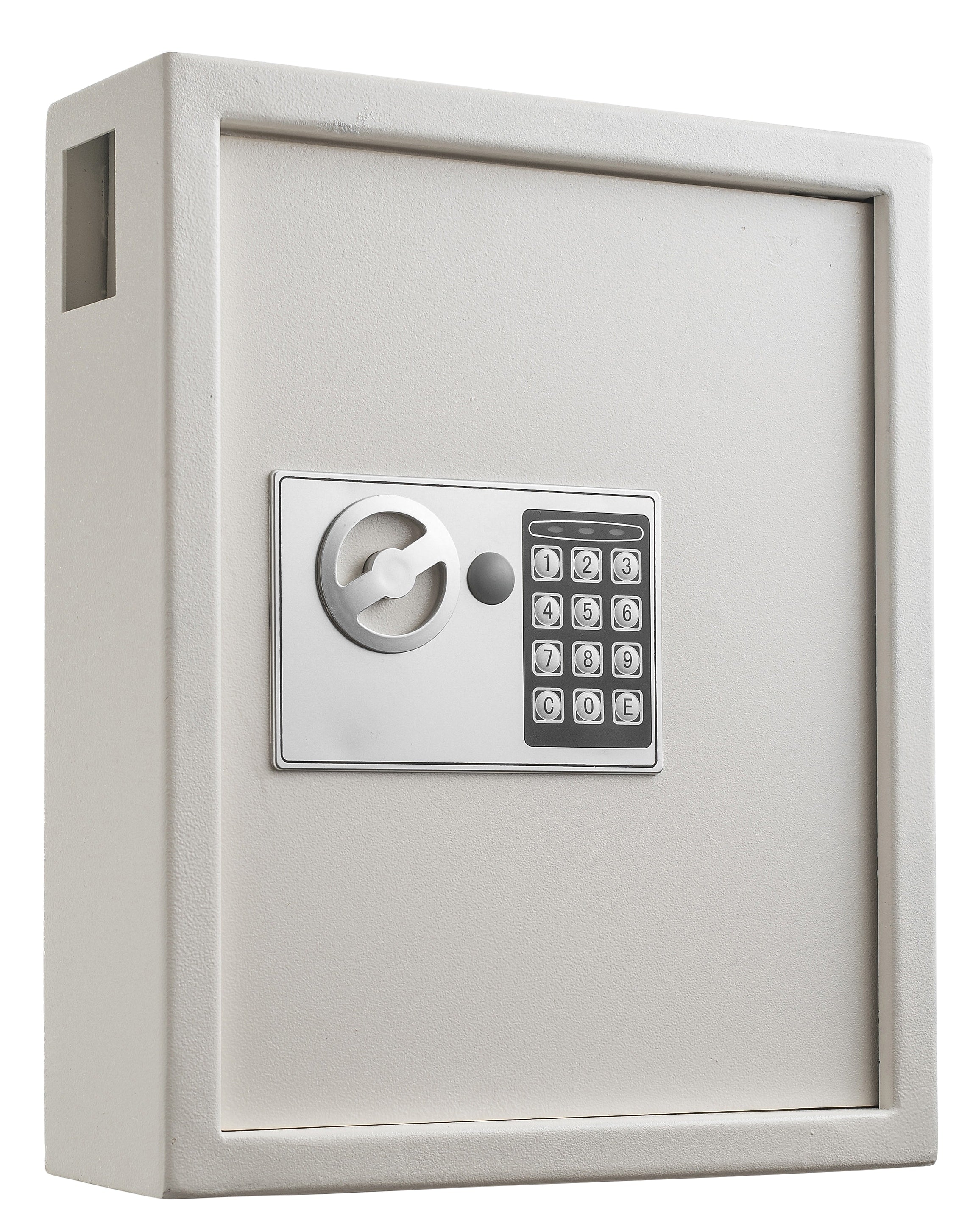 AdirOffice 40 Key Electronic Keypad Cabinet, White (680-40-WHI)