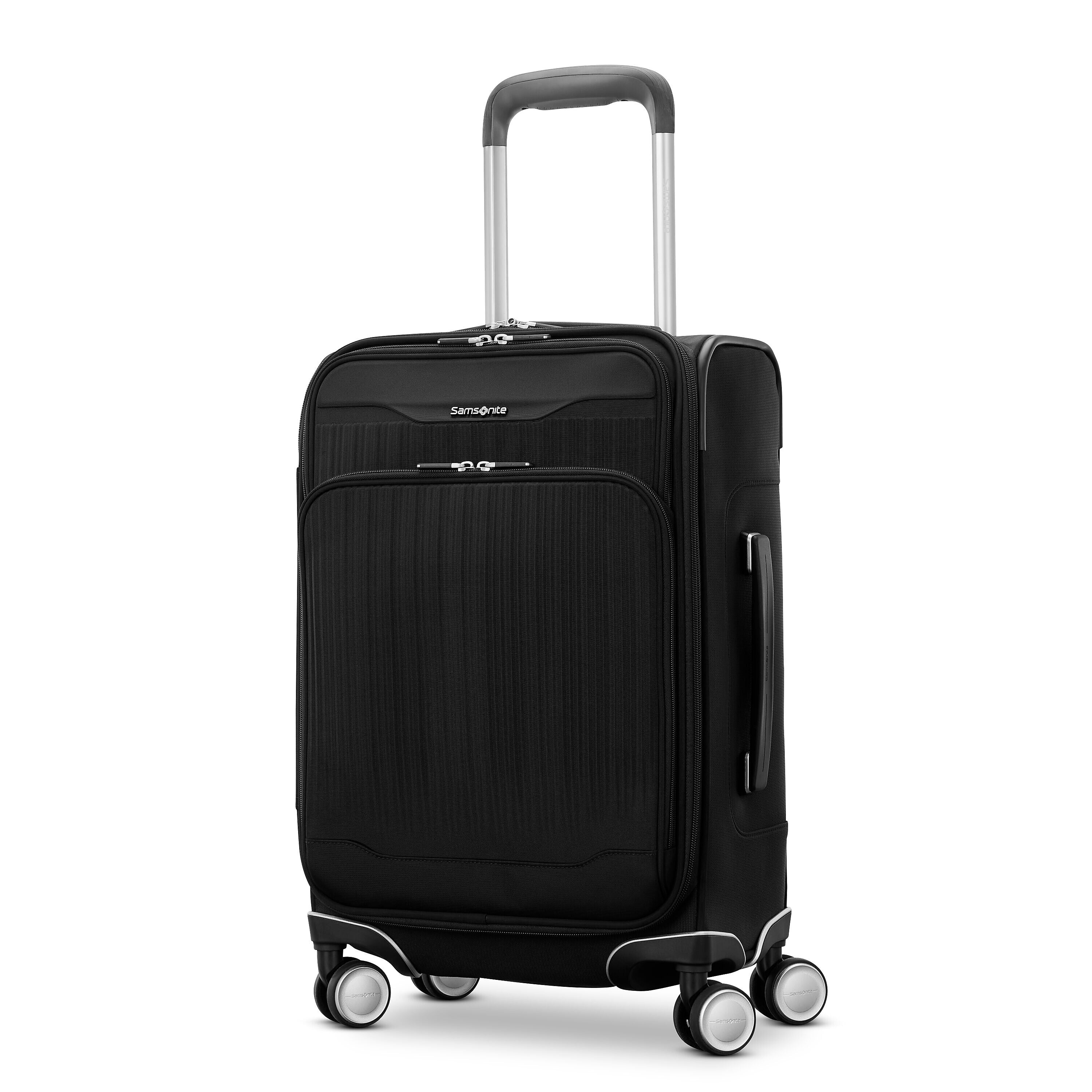 Samsonite Silhouette 18 22" Carry-On Luggage with Spinner Wheels, Black (153638-1041)