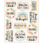 Carson Dellosa Education We Belong Motivators Shape Stickers, Multicolored, 72/Pack, 12 Packs/Bundle (CD-168325-12)