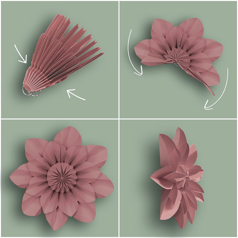 Teacher Created Resources Cottage Charm Paper Flowers, 4/Pack (TCR8353)