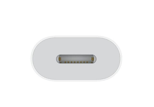 Apple USB-C to Lightning Power Adapter, Female to Male, White (MUQX3AM/A)